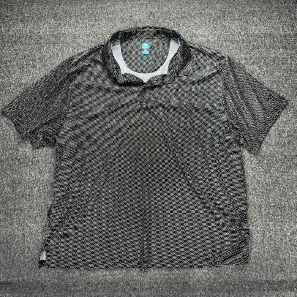 Pro Tour CoolPlay Polo Shirt Men’s 3XL Black Gray Golf Performance Short Sleeve